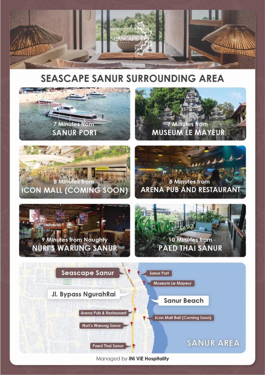 Seascape Luxury Resort & Spa Sanur By Ini Vie Hospitality (Adults Only) Exterior foto